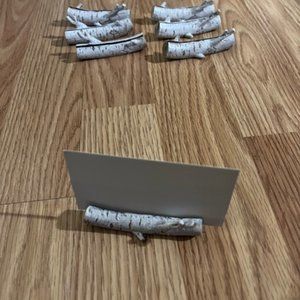 STOBOK 7 Pcs Twig Seat Clips Branch Photo Clip Name Holder Place Setting Holders